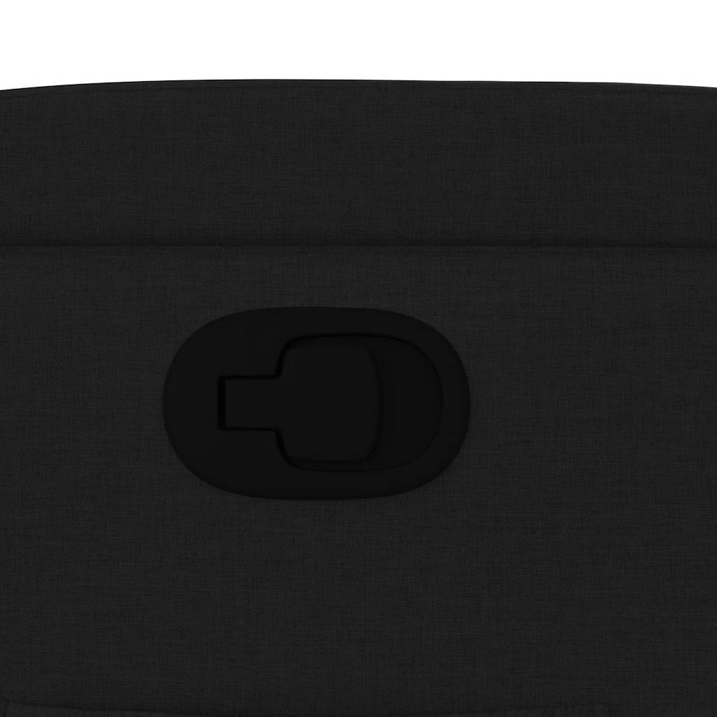 Πολυθρόνα Ανακλινόμενη με Ανύψωση Μαύρη Υφασμάτινη 12