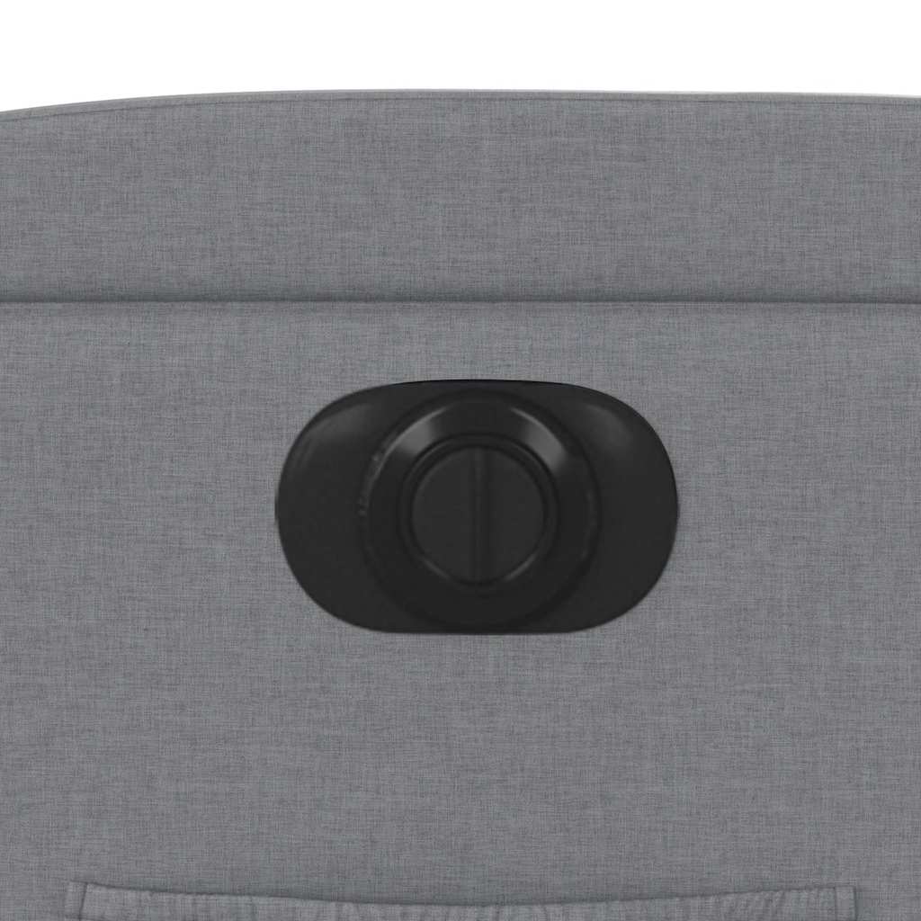 Πολυθρόνα Ανακλινόμενη Ηλεκτρική Ανοιχτό Γκρι Υφασμάτινη 12