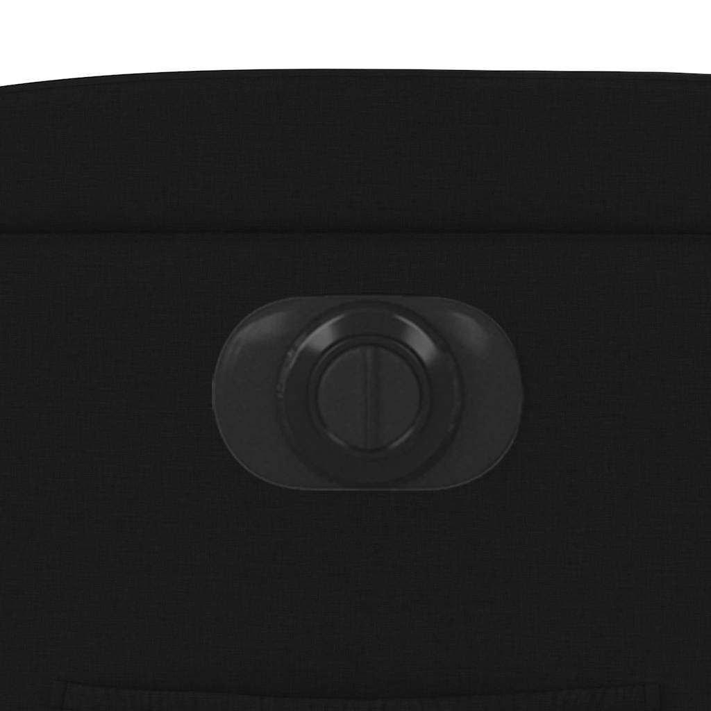 Πολυθρόνα Ανακλινόμενη Ηλεκτρική Μαύρη Υφασμάτινη 12