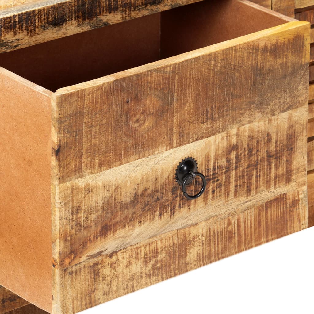 Έπιπλο Τηλεόρασης 120 x 30 x 40 εκ. από Ακατέργαστο Ξύλο Μάνγκο 6