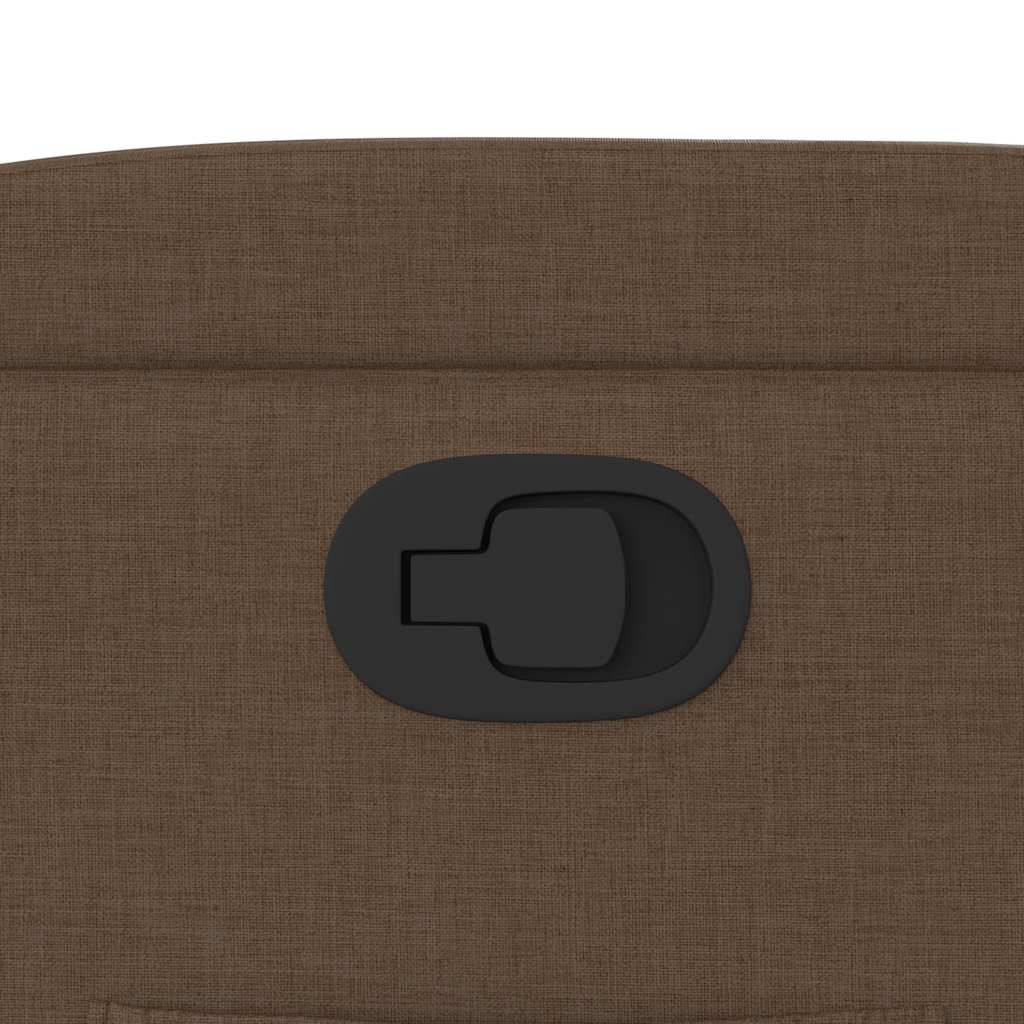 Πολυθρόνα Ανακλινόμενη με Ανύψωση Καφέ Υφασμάτινη 12