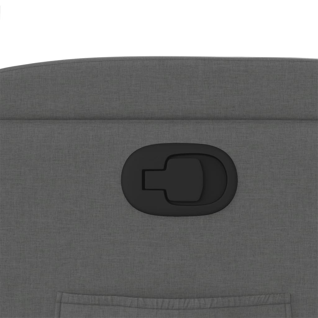 Πολυθρόνα Ανακλινόμενη με Ανύψωση Σκούρο Γκρι Υφασμάτινη 12