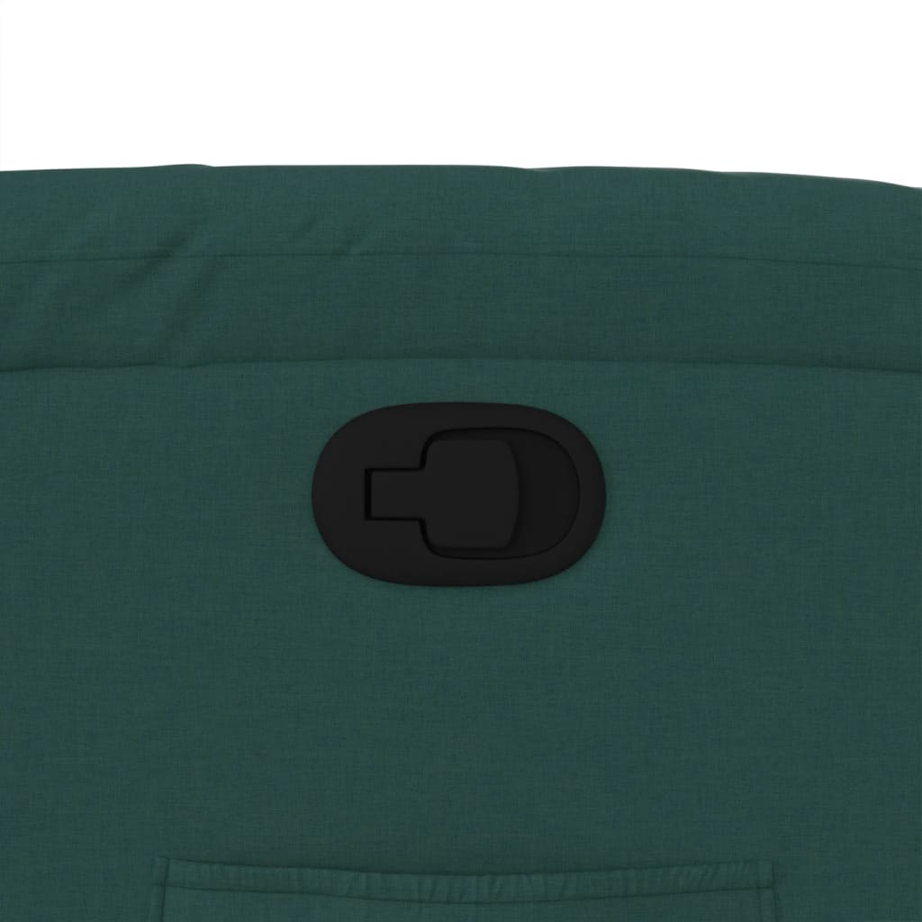 Πολυθρόνα Ανακλινόμενη με Ανύψωση Σκούρο Πράσινη Υφασμάτινη 12