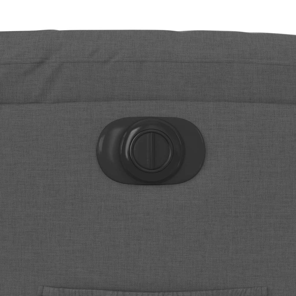 Πολυθρόνα Ανακλινόμενη Ηλεκτρική Σκούρο Γκρι Υφασμάτινη 12