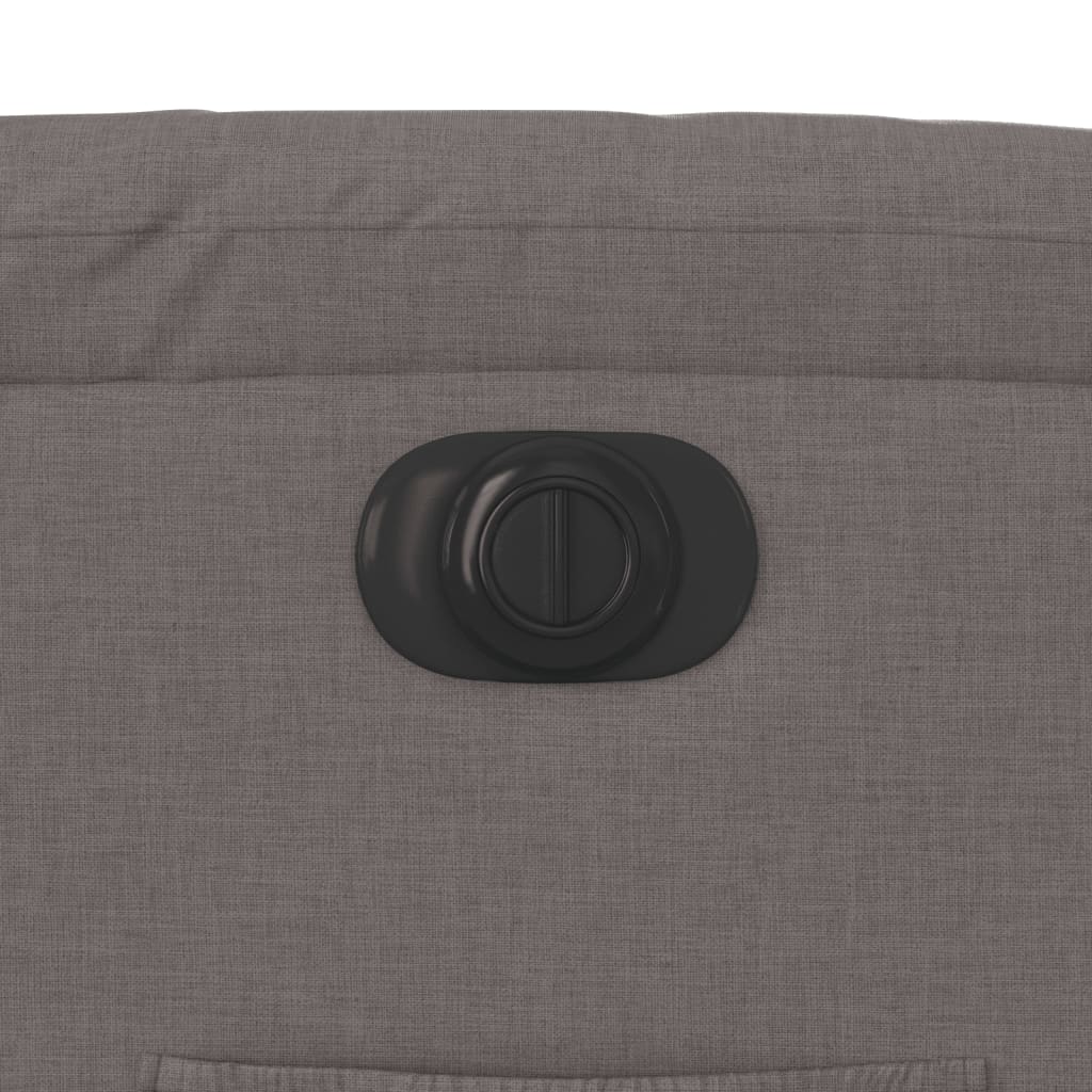 Πολυθρόνα Ανακλινόμενη Ηλεκτρική Taupe Υφασμάτινη 12