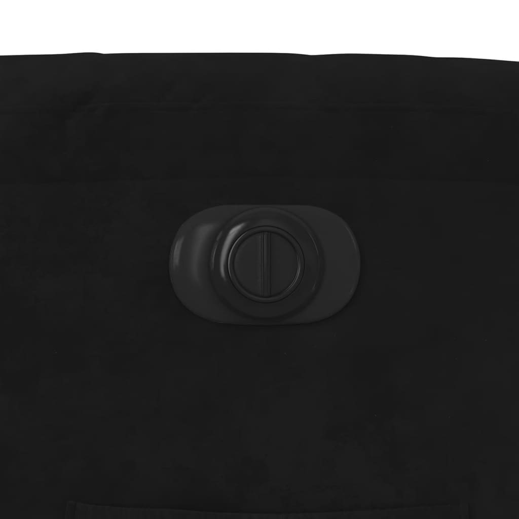 Πολυθρόνα Ανακλινόμενη Ηλεκτρική Μαύρη Βελούδινη 11