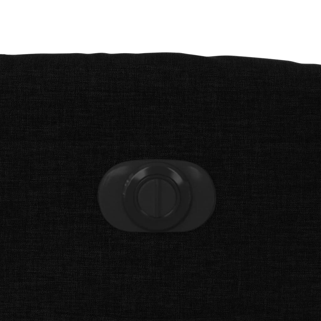 Πολυθρόνα Ανακλινόμενη Ηλεκτρική Μαύρη Υφασμάτινη 12