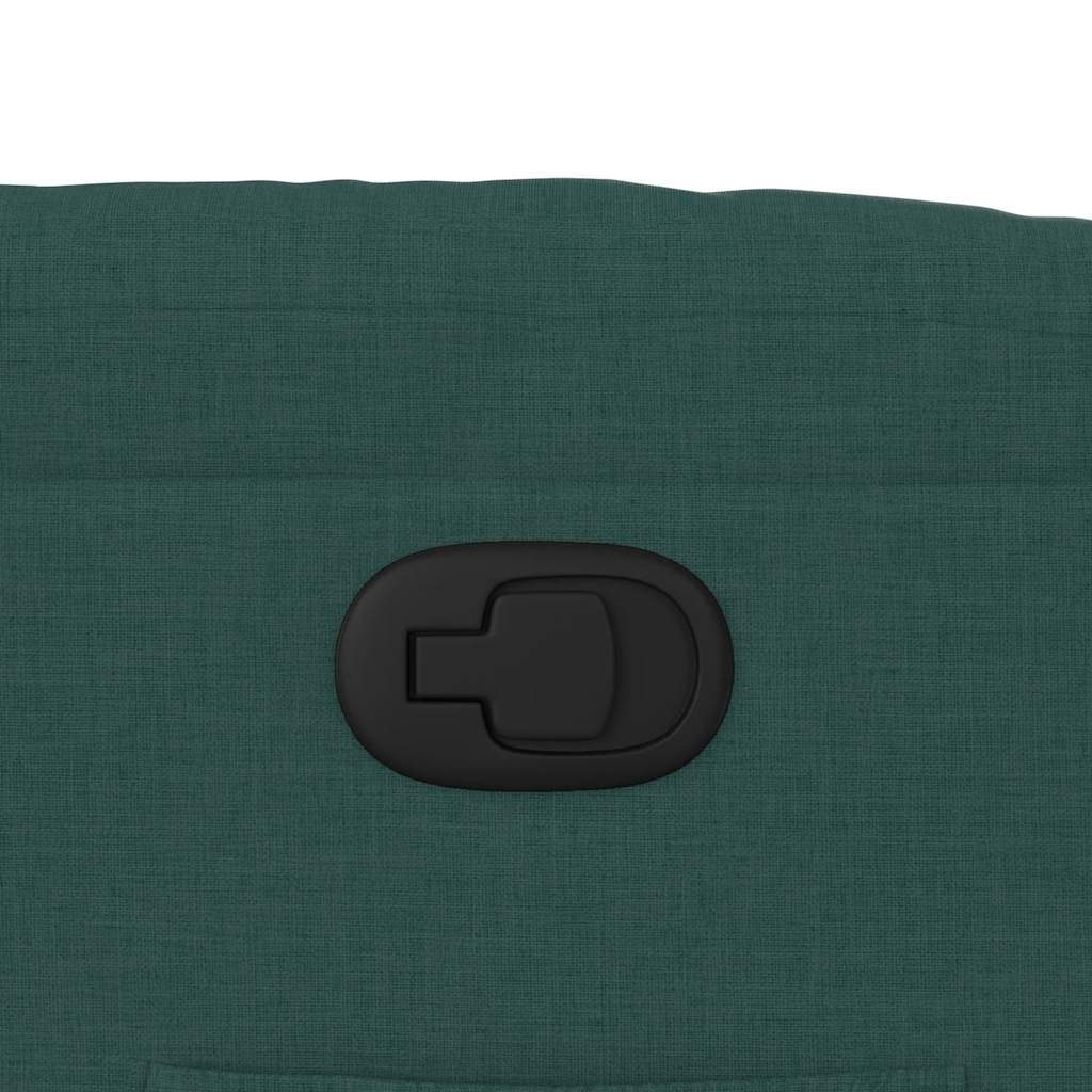 Πολυθρόνα Ανακλινόμενη με Ανύψωση Σκούρο Πράσινη Υφασμάτινη 12