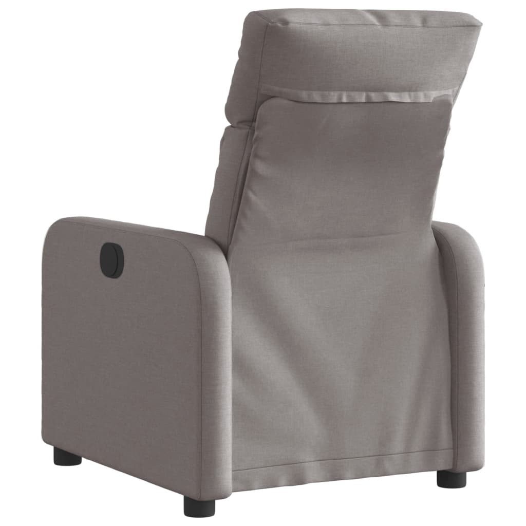 Πολυθρόνα Ανακλινόμενη Ηλεκτρική Taupe Υφασμάτινη 5