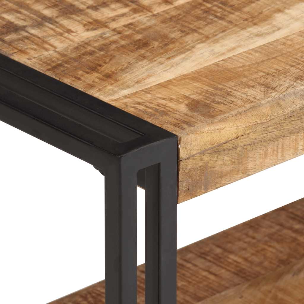 Έπιπλο Τηλεόρασης 120 x 30 x 40 εκ. από Ακατέργαστο Ξύλο Μάνγκο 4