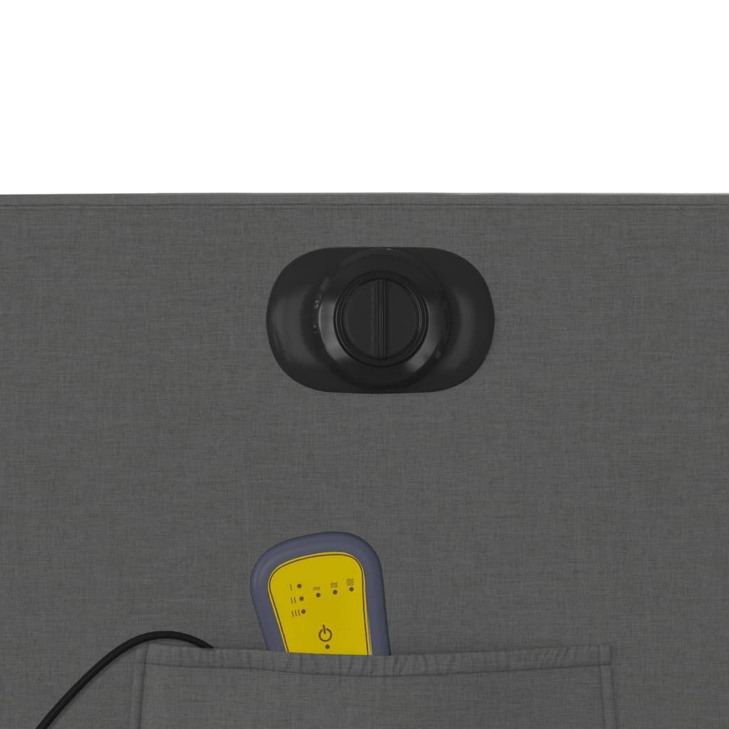 Πολυθρόνα Μασάζ Ηλεκ. Ανακλινόμενη Ανύψωση Σκ. Γκρι Υφασμάτινη 12