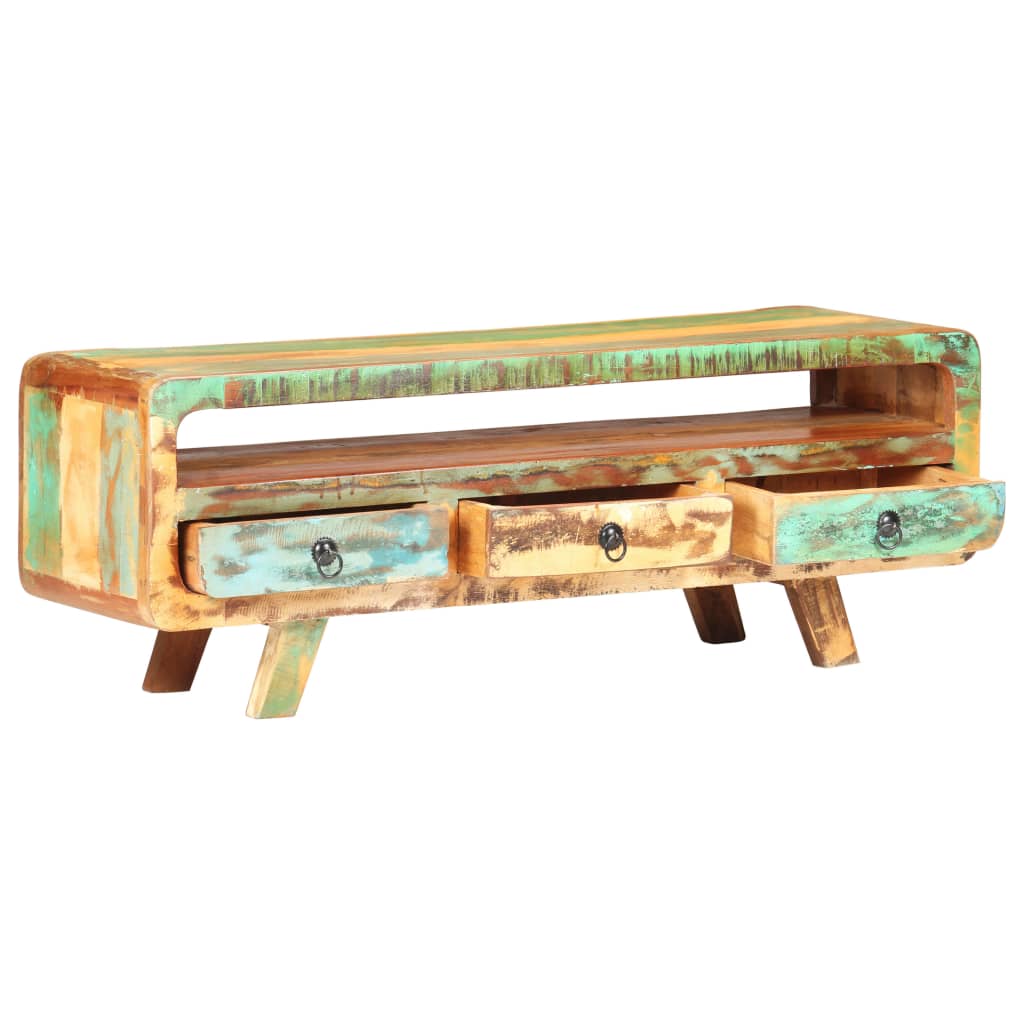 Έπιπλο Τηλεόρασης 117 x 30 x 41 εκ. από Μασίφ Ανακυκλωμένο Ξύλο 3