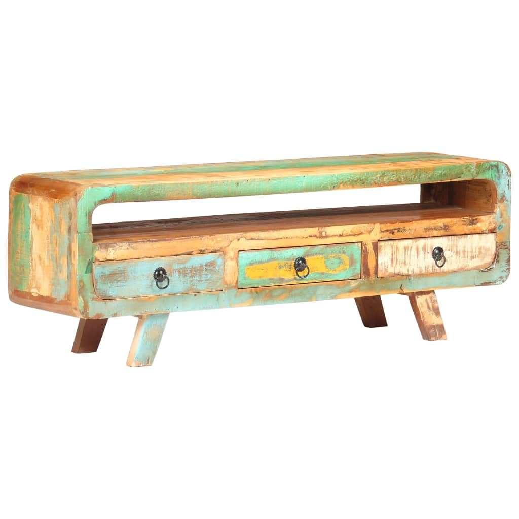 Έπιπλο Τηλεόρασης 117 x 30 x 41 εκ. από Μασίφ Ανακυκλωμένο Ξύλο 8
