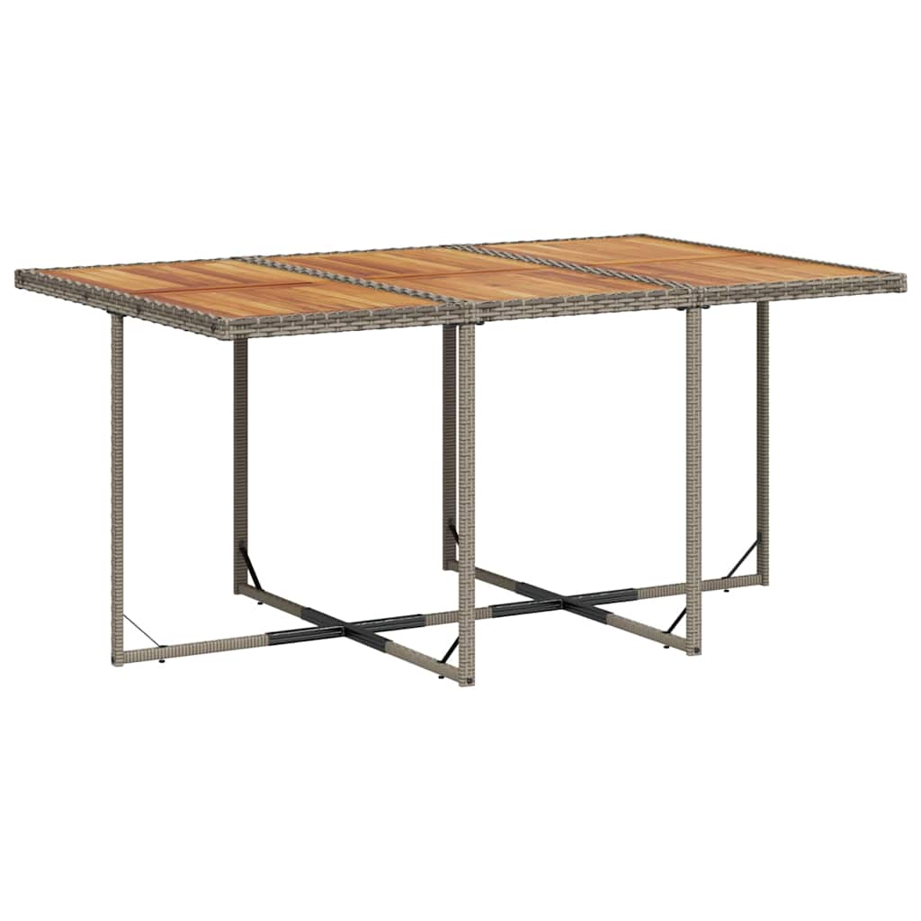 Σετ Τραπεζαρίας Κήπου 11 Τεμαχίων Γκρι Συνθ. Ρατάν με Μαξιλάρια 4