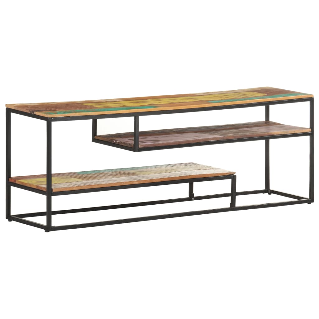 Έπιπλο Τηλεόρασης 130 x 30 x 45 εκ. από Μασίφ Ανακυκλωμένο Ξύλο 9