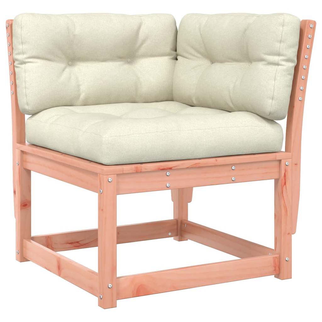 Καναπές Κήπου Σετ 5 τεμ. Μασίφ Ξύλο Ψευδοτσούγκας με Μαξιλάρια 4
