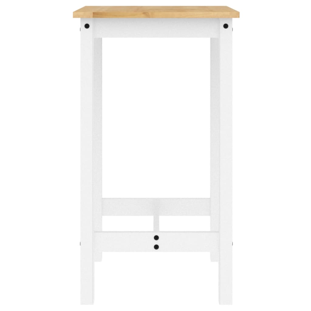 Σετ Επίπλων Μπαρ 5 Τεμαχίων Λευκό από Μασίφ Ξύλο Πεύκου 11