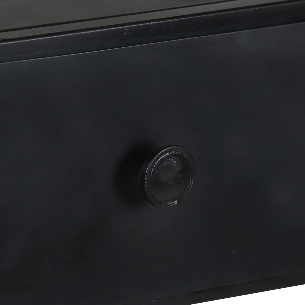 Βιβλιοθήκη 80x35x180 εκ. από Ακατέργαστο Ξύλο Μάνγκο & Σίδηρο 5