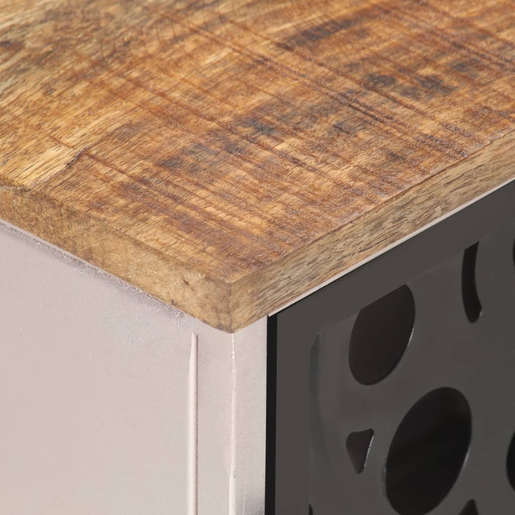 Έπιπλο Τηλεόρασης 120 x 30 x 40 εκ. από Ακατέργαστο Ξύλο Μάνγκο 5
