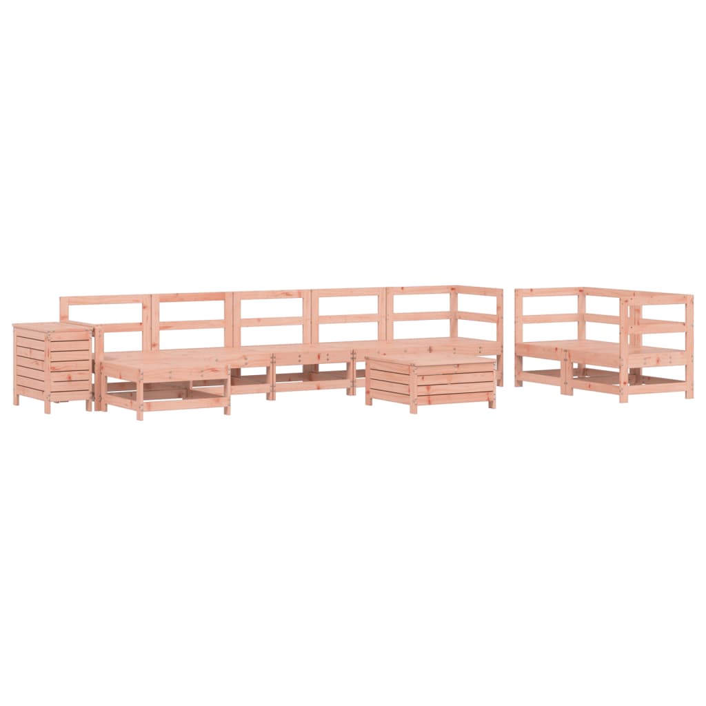 Καναπές Κήπου Σετ 10 Τεμαχίων Μασίφ Ψευδοτσούγκα Ελάτης 2