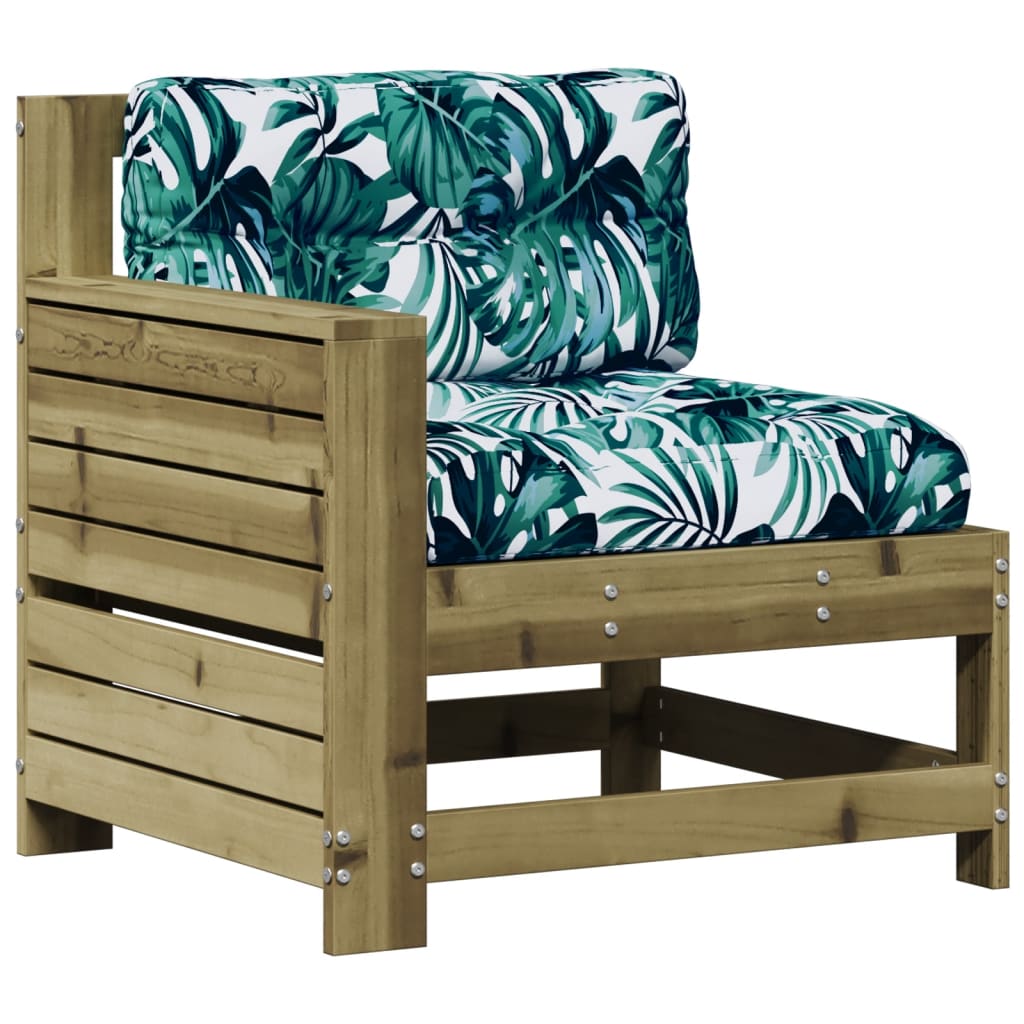 Σαλόνι Κήπου Σετ 7 τεμ από Εμποτισμένο Ξύλο Πεύκου με Μαξιλάρια 7