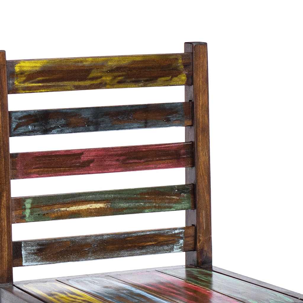 Καρέκλες Τραπεζαρίας 2 τεμ. από Μασίφ Ανακυκλωμένο Ξύλο 6