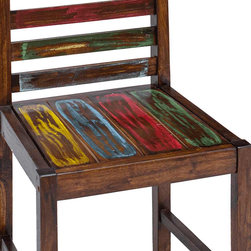 Καρέκλες Τραπεζαρίας 2 τεμ. από Μασίφ Ανακυκλωμένο Ξύλο 8