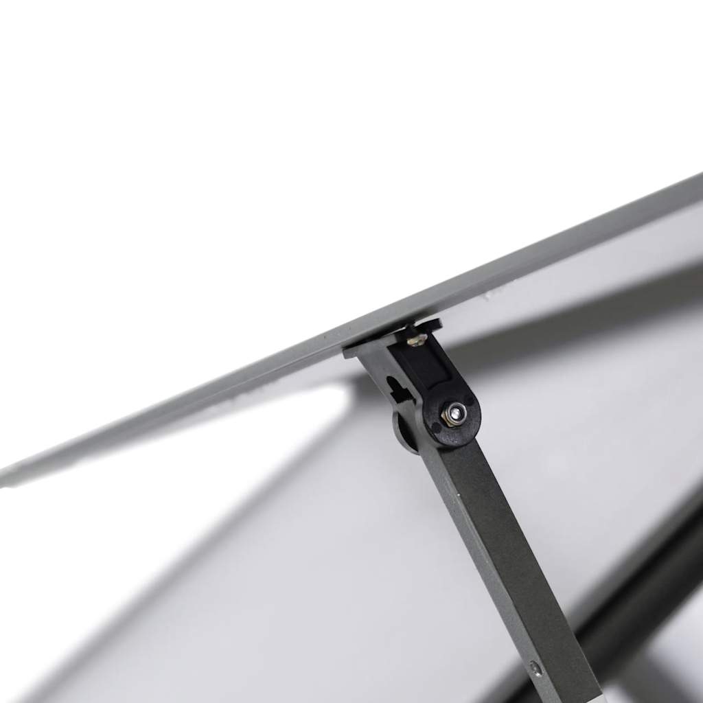 Θερμοκήπιο με Πλαίσιο Βάσης Ανθρακί 224x169x202 εκ. Αλουμινίου 8