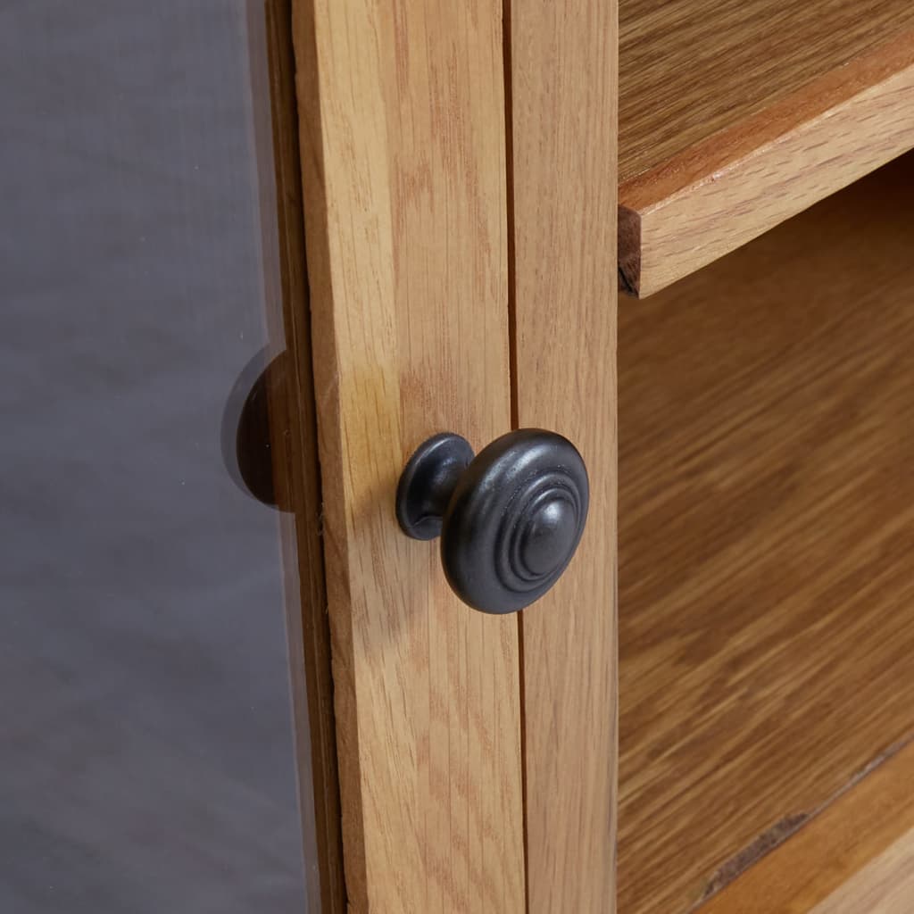 Έπιπλο Τηλεόρασης 110 x 35 x 44 εκ. από Μασίφ Ξύλο Δρυός 7