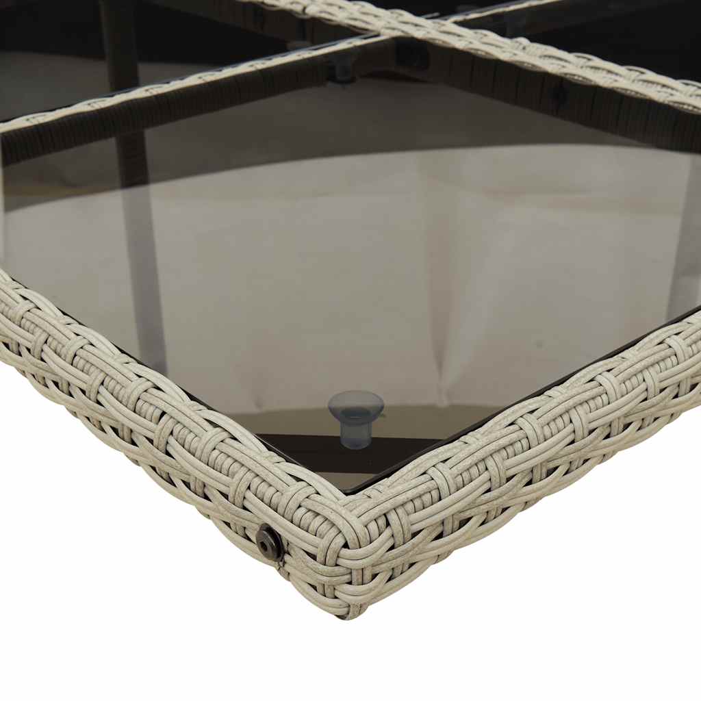 Σετ Τραπεζαρίας Κήπου 11 τεμ. Αν. Γκρι Συνθ. Ρατάν με Μαξιλάρια 6