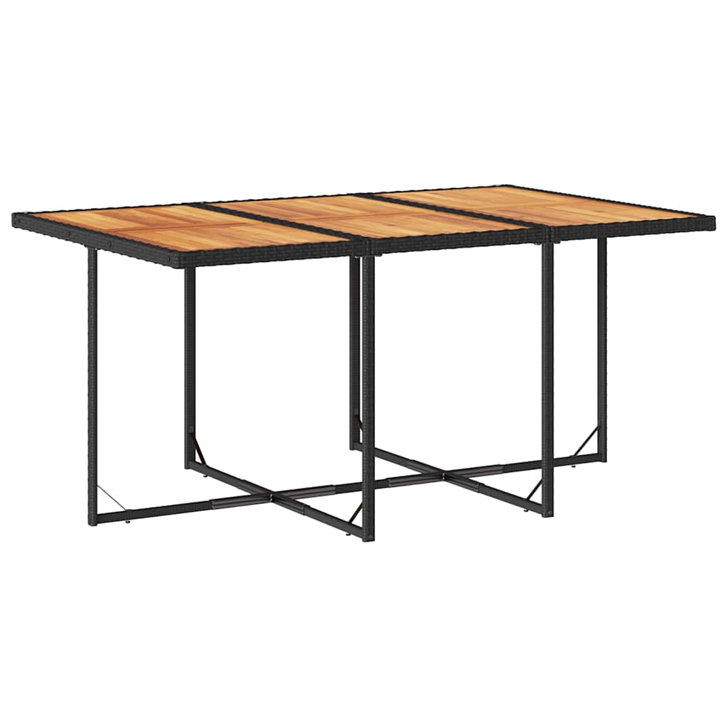 Σετ Τραπεζαρίας Κήπου 11 τεμ Μαύρο από Συνθ. Ρατάν με Μαξιλάρια 3