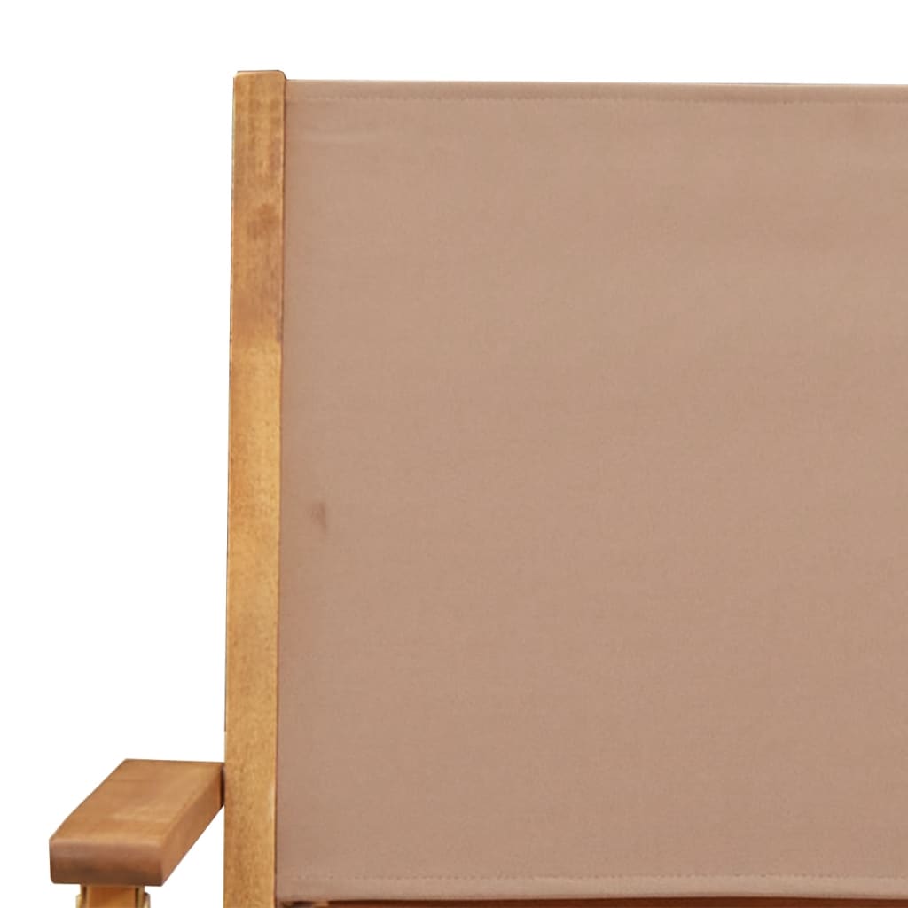 Σετ Τραπεζαρίας Κήπου 5 τεμ. Taupe Ύφασμα/Μασίφ Πεύκου 10