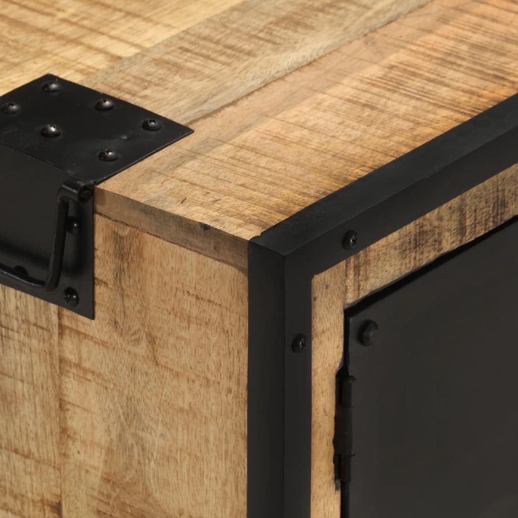 Έπιπλο Τηλεόρασης 110 x 31 x 46 εκ. από Ακατέργαστο Ξύλο Μάνγκο 6