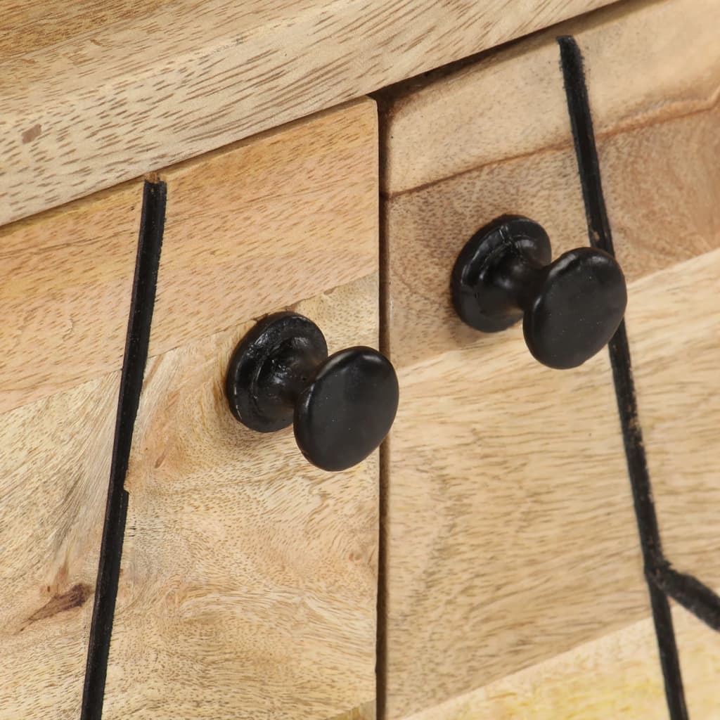 Έπιπλο Τηλεόρασης 110 x 30 x 40 εκ. από Μασίφ Ξύλο Μάνγκο 8