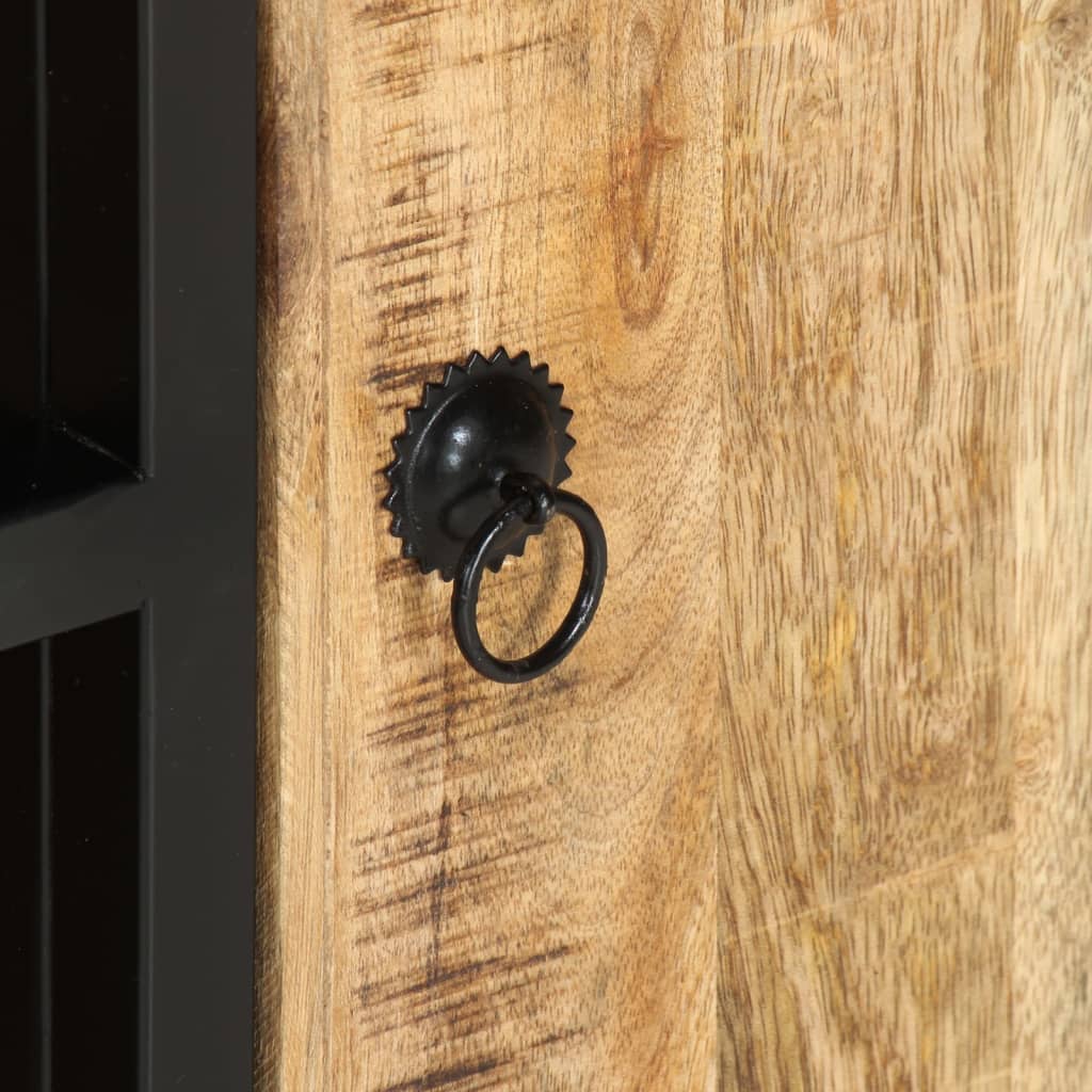 Έπιπλο Τηλεόρασης 90 x 30 x 48 εκ. από Ακατέργαστο Ξύλο Μάνγκο 7