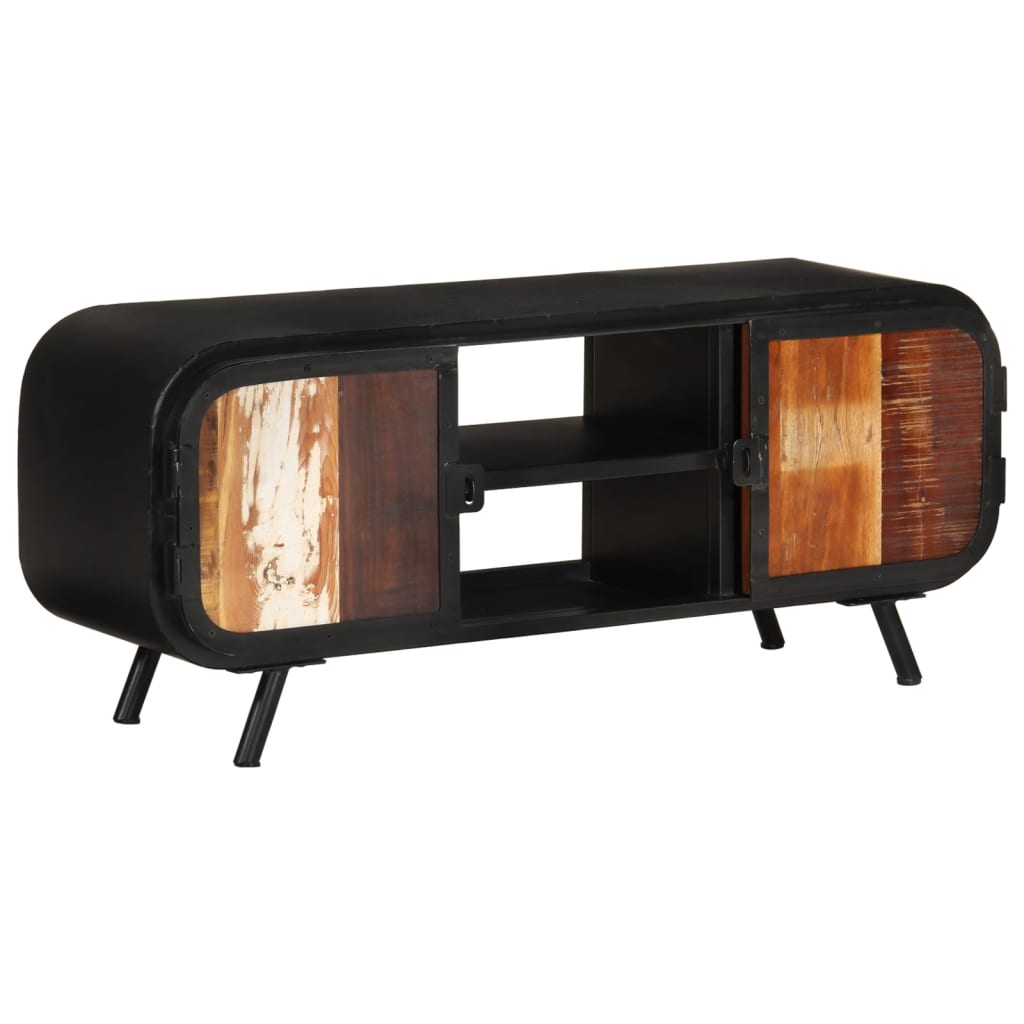 Έπιπλο Τηλεόρασης 110 x 30 x 45 εκ. από Μασίφ Ανακυκλωμένο Ξύλο 12