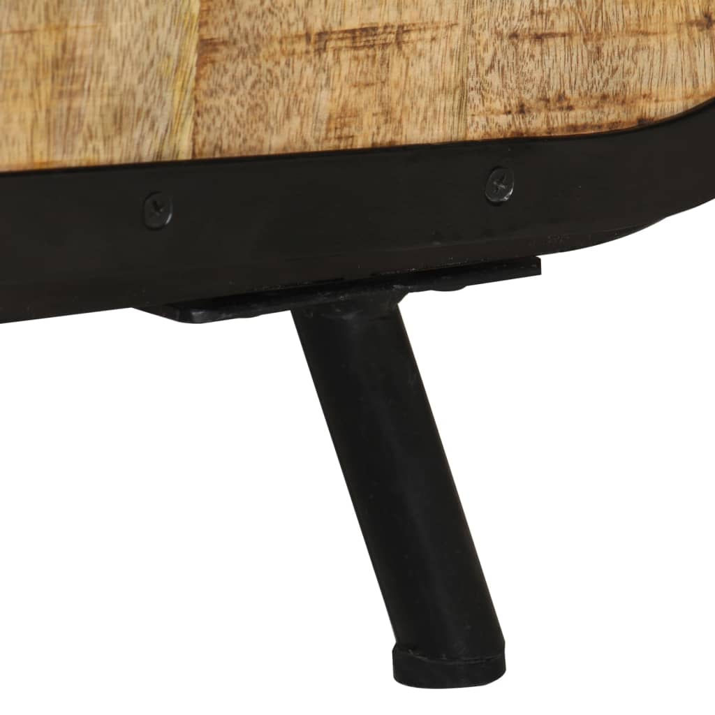 Έπιπλο Τηλεόρασης 110 x 30 x 45 εκ. από Ακατέργαστο Ξύλο Μάνγκο 9