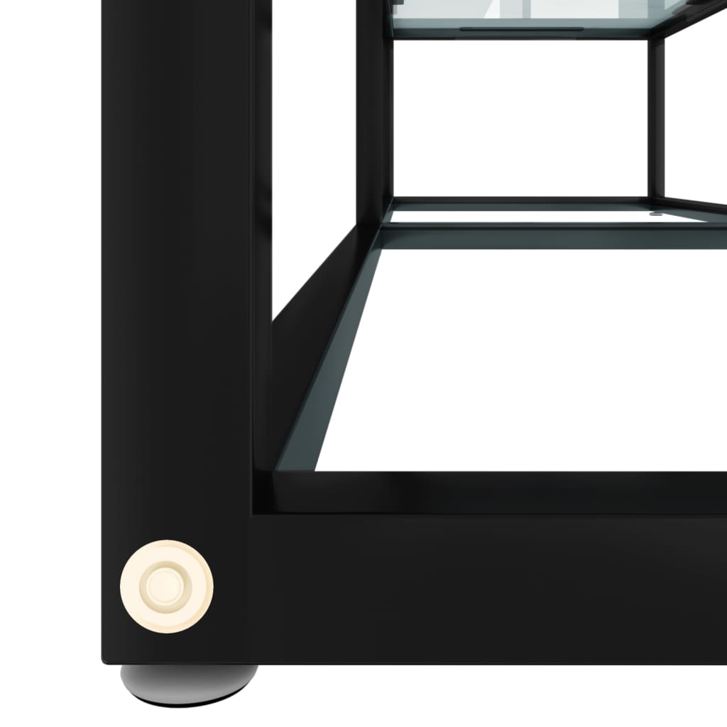 Έπιπλο Τηλεόρασης Λευκό Όψη Μαρμάρου 140x40x40,5εκ Γυαλί Ασφαλ. 6