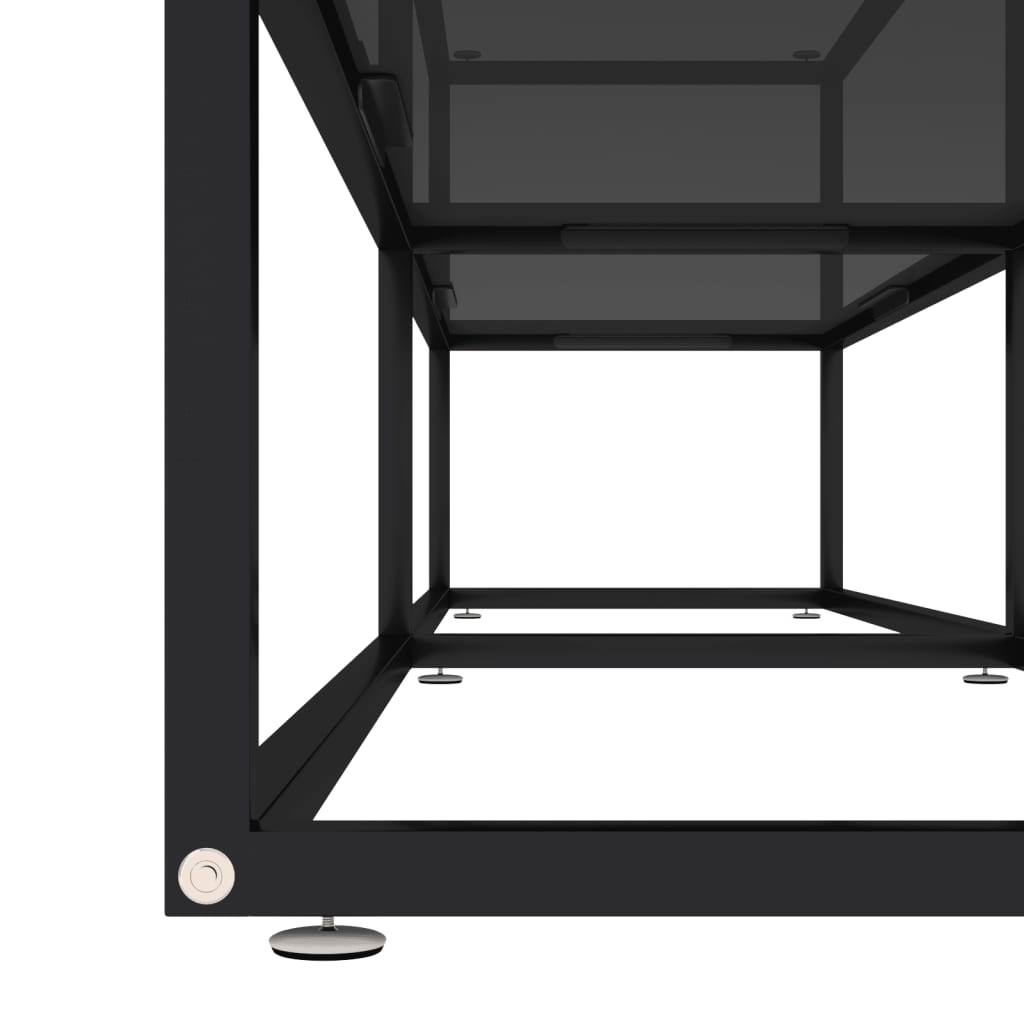 Έπιπλο Τηλεόρασης Μαύρο 180 x 40 x 40,5 εκ. από Γυαλί Ασφαλ. 5