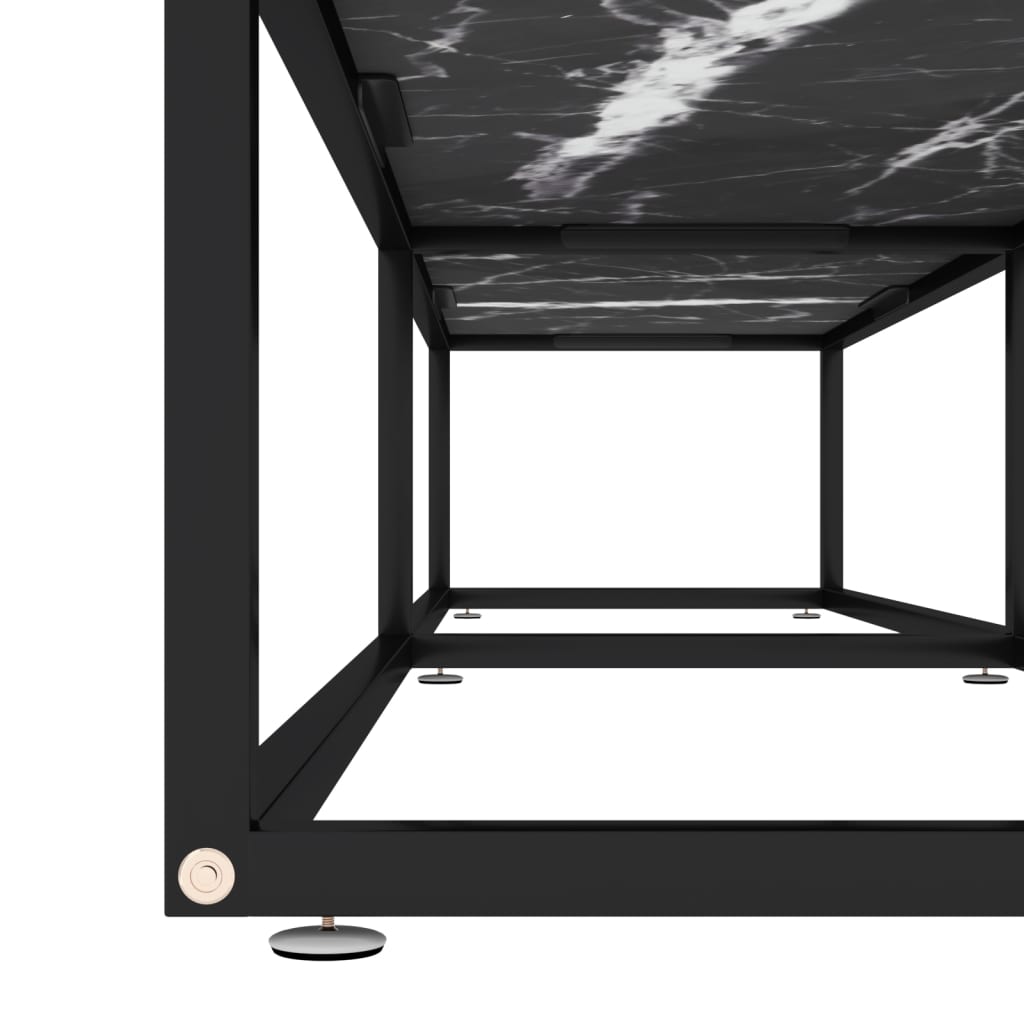 Έπιπλο Τηλεόρασης Λευκό Όψη Μαρμάρου 180x40x40,5εκ Γυαλί Ασφαλ. 6