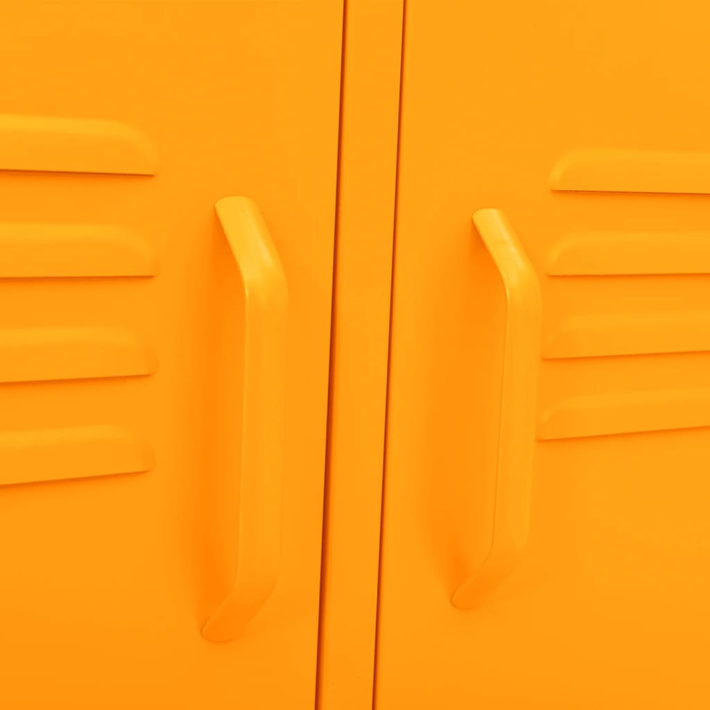 Έπιπλο Τηλεόρασης Μουσταρδί 105x35x50 εκ. από Ατσάλι 7