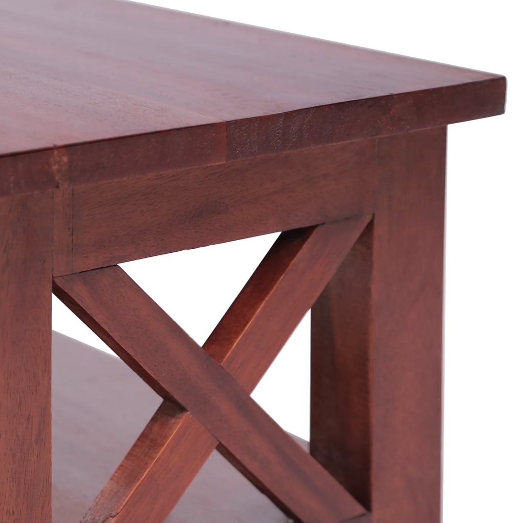 Έπιπλο Τηλεόρασης Καφέ 115 x 30 x 40 εκ. από Μασίφ Μαόνι 6