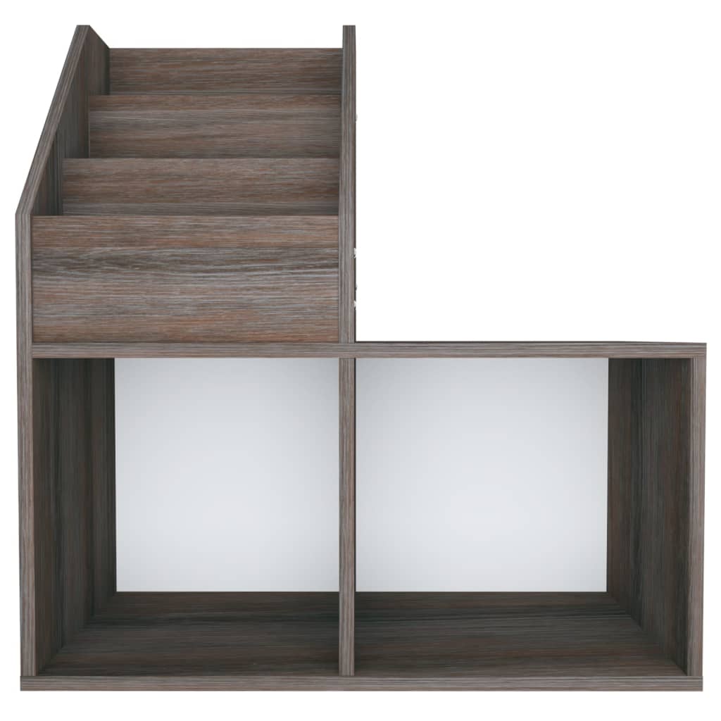 Παιδική Ραφιέρα Περ. Γκρι/Sonoma Δρυς 71x30x78,5 εκ Επεξ. Ξύλο 4