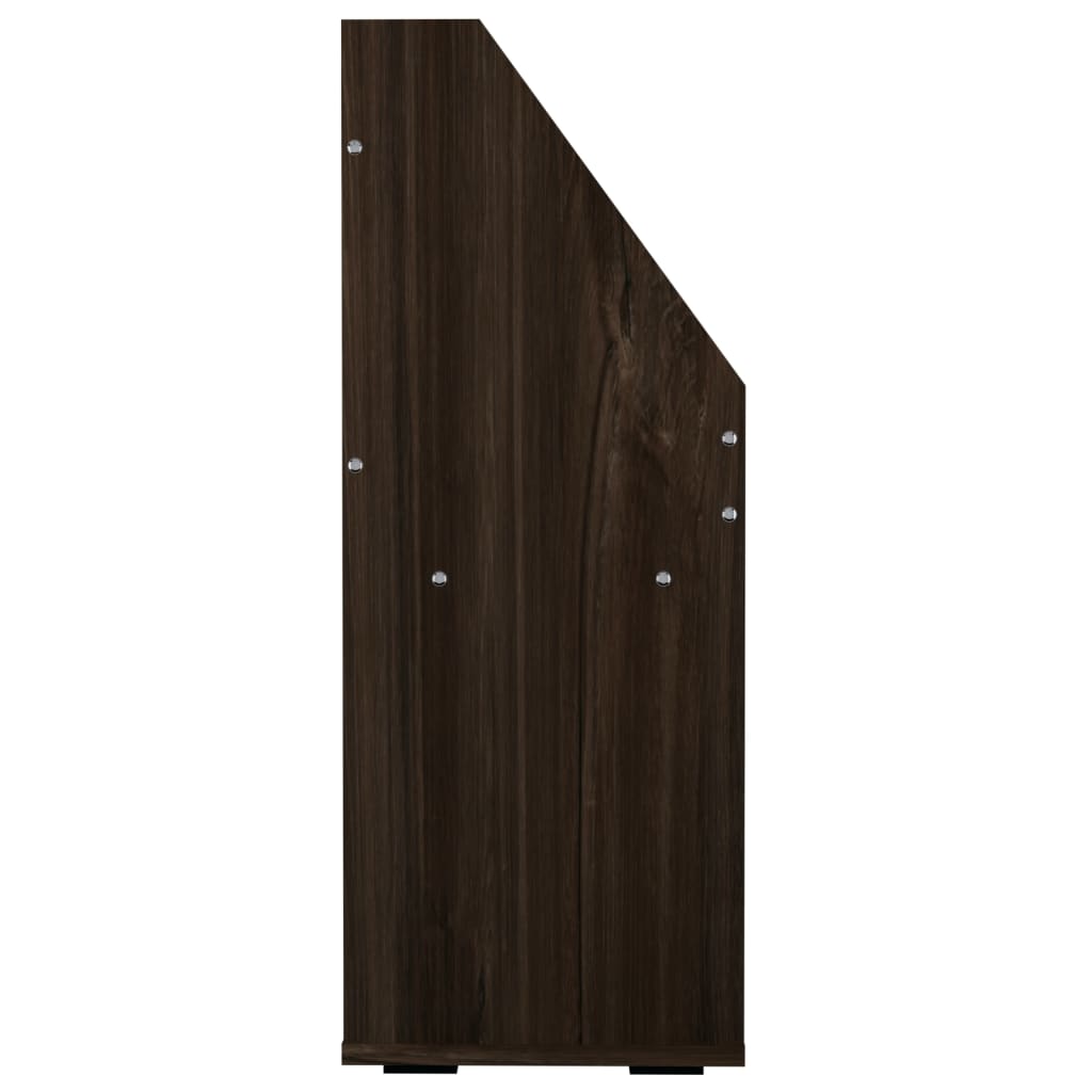 Παιδική Ραφιέρα Περιοδ. Καπνιστή Δρυς 71x30x78,5εκ Επεξ. Ξύλο 5