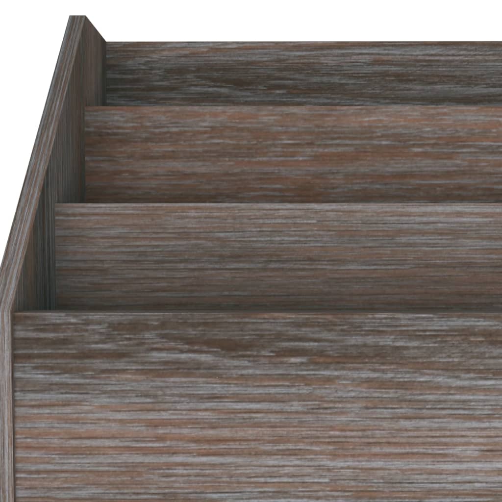 Παιδική Ραφιέρα Περ. Γκρι/Sonoma Δρυς 71x30x78,5 εκ Επεξ. Ξύλο 6