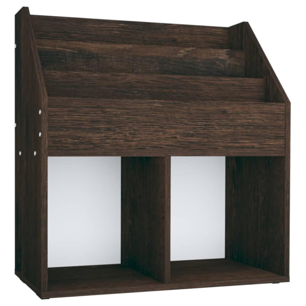 Παιδική Ραφιέρα Περιοδ. Καπνιστή Δρυς 71x30x78,5εκ Μοριοσανίδα 2