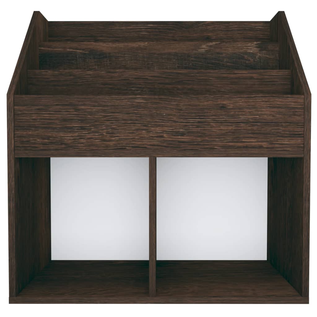 Παιδική Ραφιέρα Περιοδ. Καπνιστή Δρυς 71x30x78,5εκ Μοριοσανίδα 4