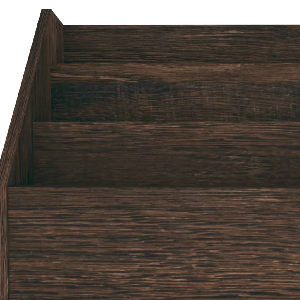 Παιδική Ραφιέρα Περιοδ. Καπνιστή Δρυς 71x30x78,5εκ Μοριοσανίδα 6