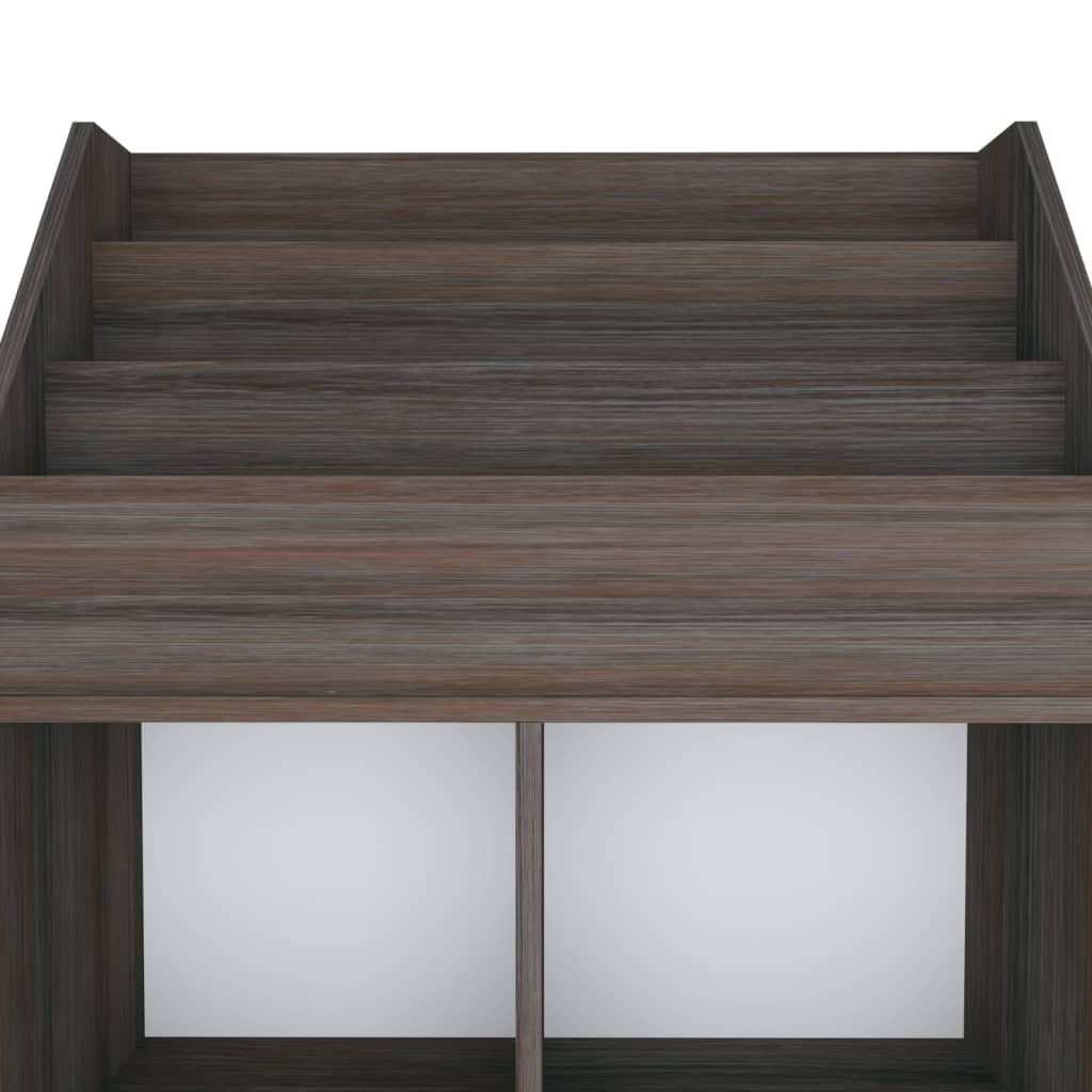 Παιδική Ραφιέρα Περ. Γκρι/Sonoma Δρυς 71x30x114εκ Επεξ. Ξύλο 5