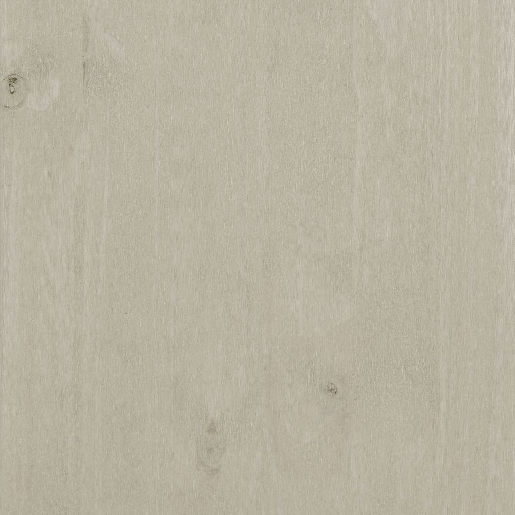 Έπιπλο Τηλεόρασης HAMAR Λευκό 158x40x40 εκ. Μασίφ Ξύλο Πεύκου 9